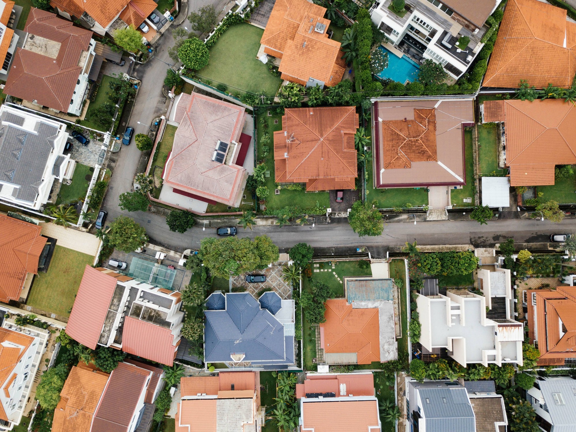 neighborhood aerial